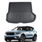 Rear Black Trunk Cargo Mat for Volvo XC40 (2017-2020)