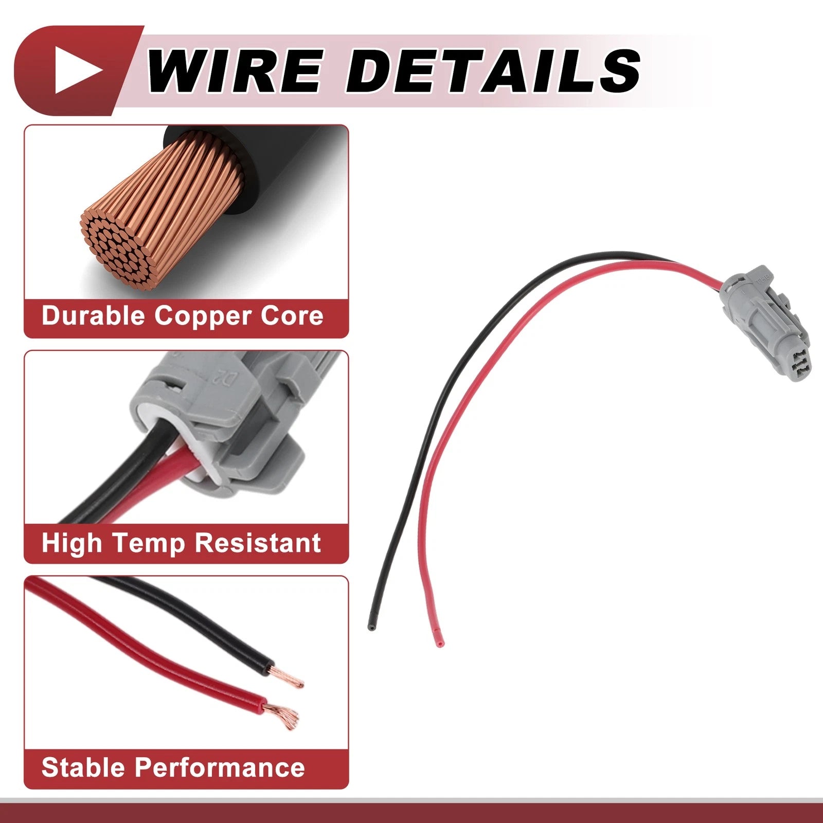 Set of License Plate Light Socket Wiring for Hyundai Mighty II (1998–2014) No. 923405H000