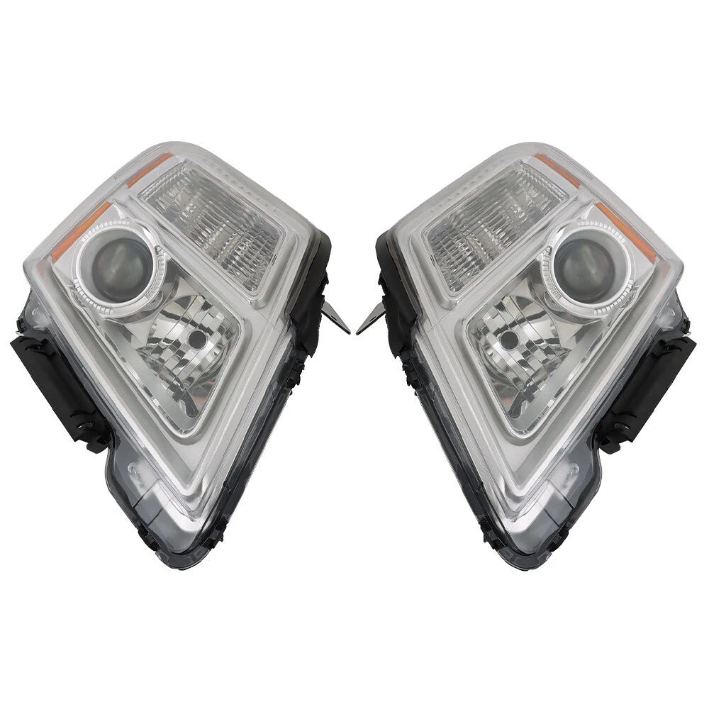 Headlight Pair Projector for GMC Terrain (2016-2017) Clear