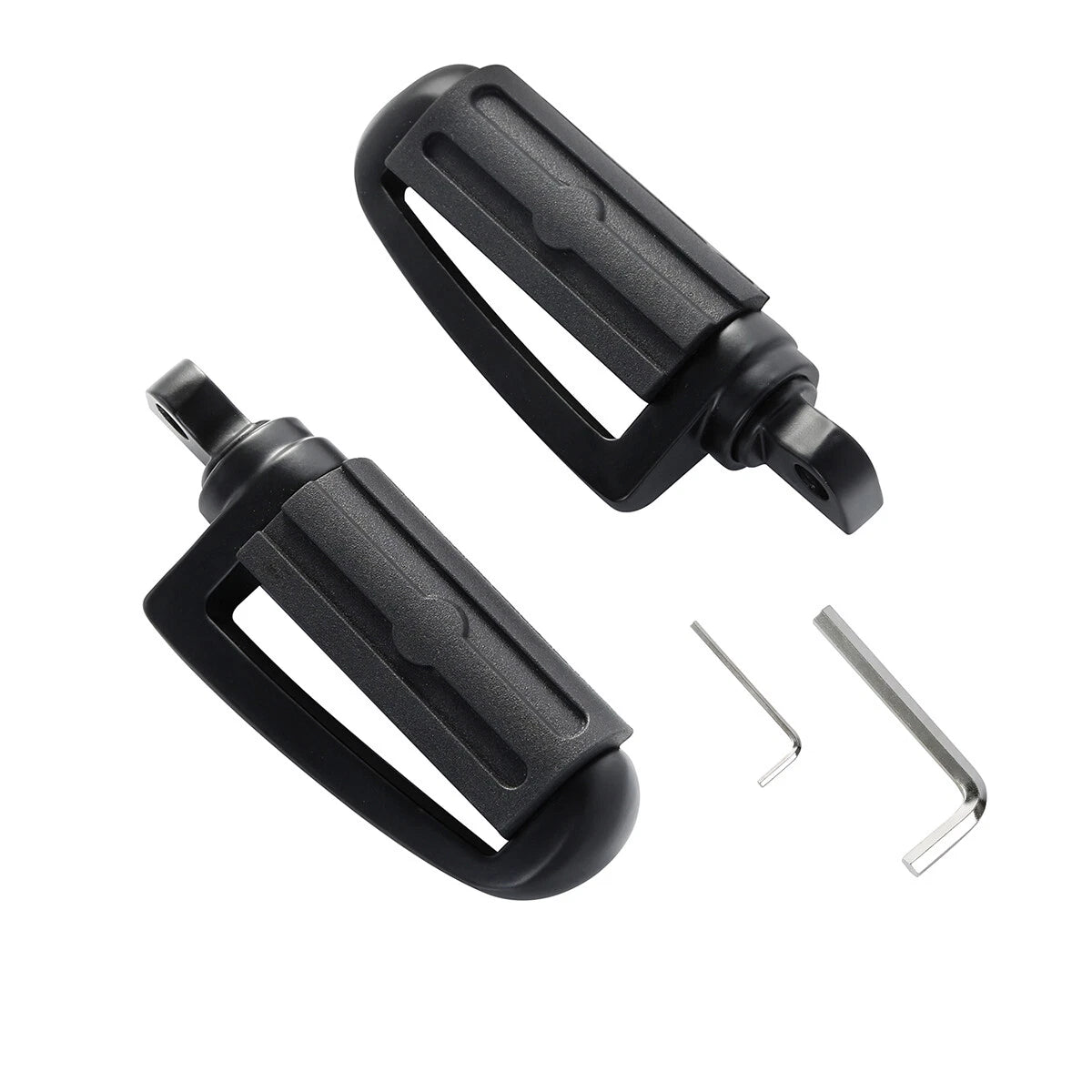 10mm Matte Black Footrest Pegs for Harley XL883 1200 Sportster (2004–2023)