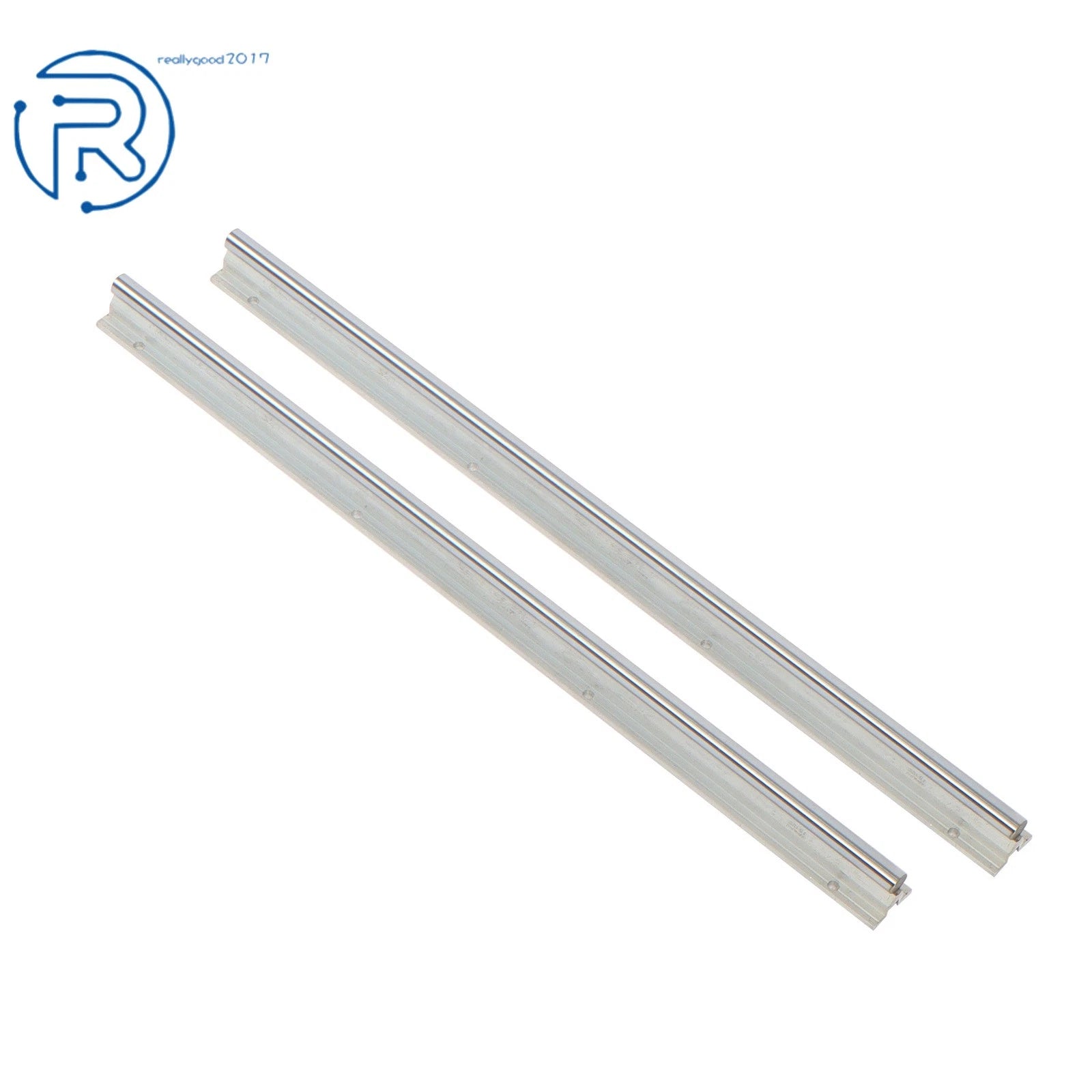 2Pcs Linear Shaft Rail with 4Pcs Square Type Bearings for Universal Use