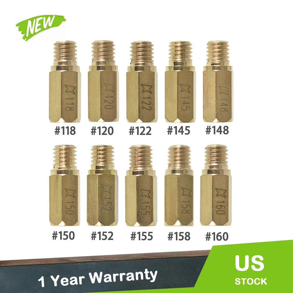 Set of 10 Main Jets for OKO KOSO PE PWK Carburetor (118-160)