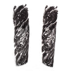 Custom Front Fork Skull Decal Medallion Stickers for Harley Yamaha