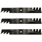 3 Blades for Lesco 52" Cut Decks (050125, 050140) #B1PD5008