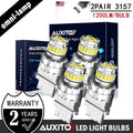 Set of 4 White 6500K LED Backup Reverse Lights for Car (YYYY–YYYY)