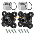 2X Rear Wheel Hub & Bearing Kits for Polaris Ranger 1000 /XP 1000 Crew (2017–2022)
