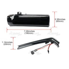 Smoked Dynamic Turn Signal Mirror Lights for Fiat Doblo Type 263 (2010–2021)
