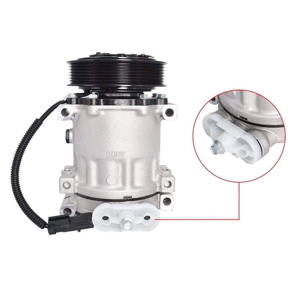 AC Compressor with Clutch for Dodge Ram 1500 1996-2002, Ram 2500 1994-2002