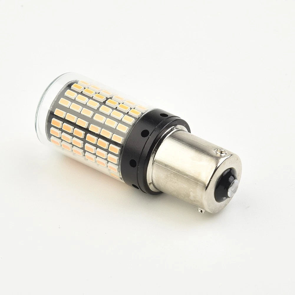 Set of 2 BAU15S 7507 PY21W 5009 Canbus No-Error LED Bulbs for Turn Signal