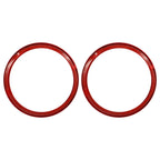 2 Pcs Air Conditioning Outer Vent Rings Trim Cover for Toyota Subaru 