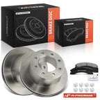 Rear Disc Brake Rotors & Ceramic Pads for Chevy Silverado 3500 HD (2011–2019)