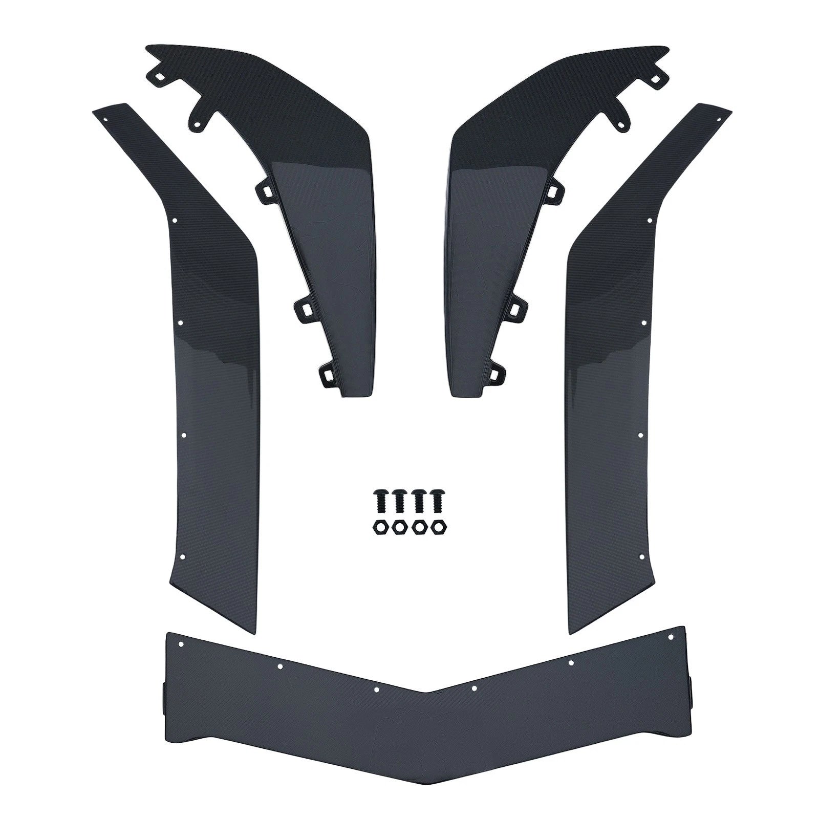 3PC Carbon Front Lip Splitter Kit Z07 for Corvette C8 Z06 E-Ray (2023–2025)