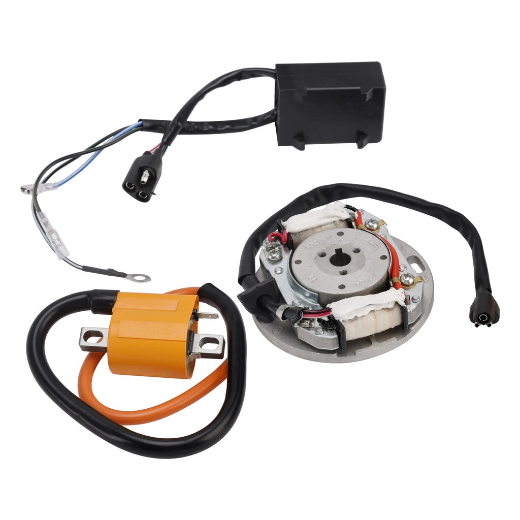 Ignition Coil Flywheel Rotor Stator CDI Kit for Kawasaki KX125 KX250 (1974–1986)