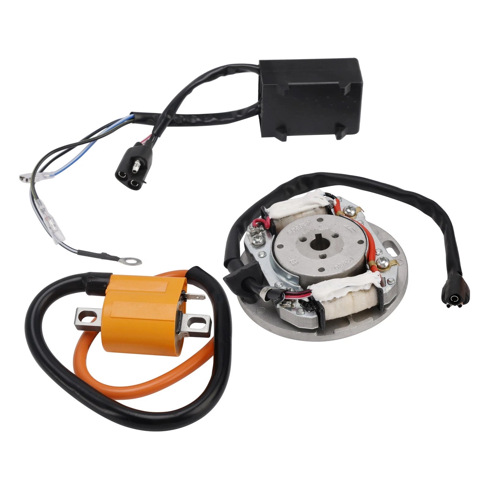 Ignition Coil Flywheel Rotor Stator CDI Kit for Kawasaki KX125 KX250 (1974–1986)