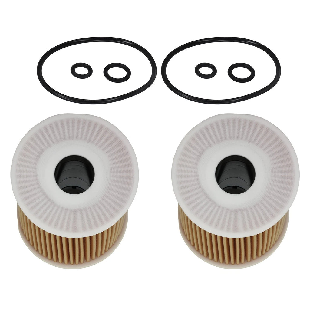 2X Oil Filter for Volkswagen Passat 2.0L I4 Diesel (2012-2014)