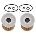 2X Oil Filter for Volkswagen Passat 2.0L I4 Diesel (2012-2014)