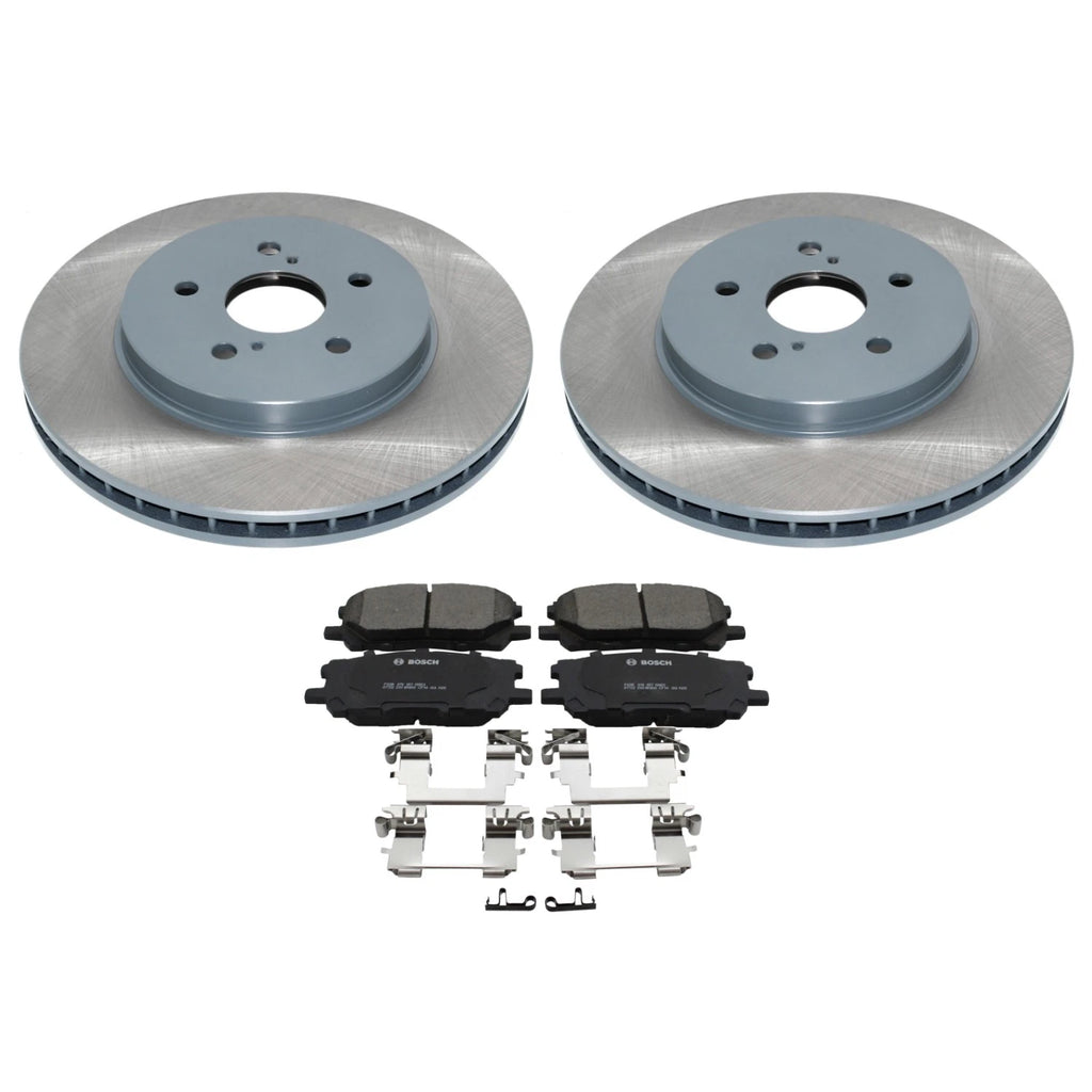 DuraGo Front Rotors & Bosch QuietCast Ceramic Brake Pads Kit for Lexus RX330 (2004–2006)