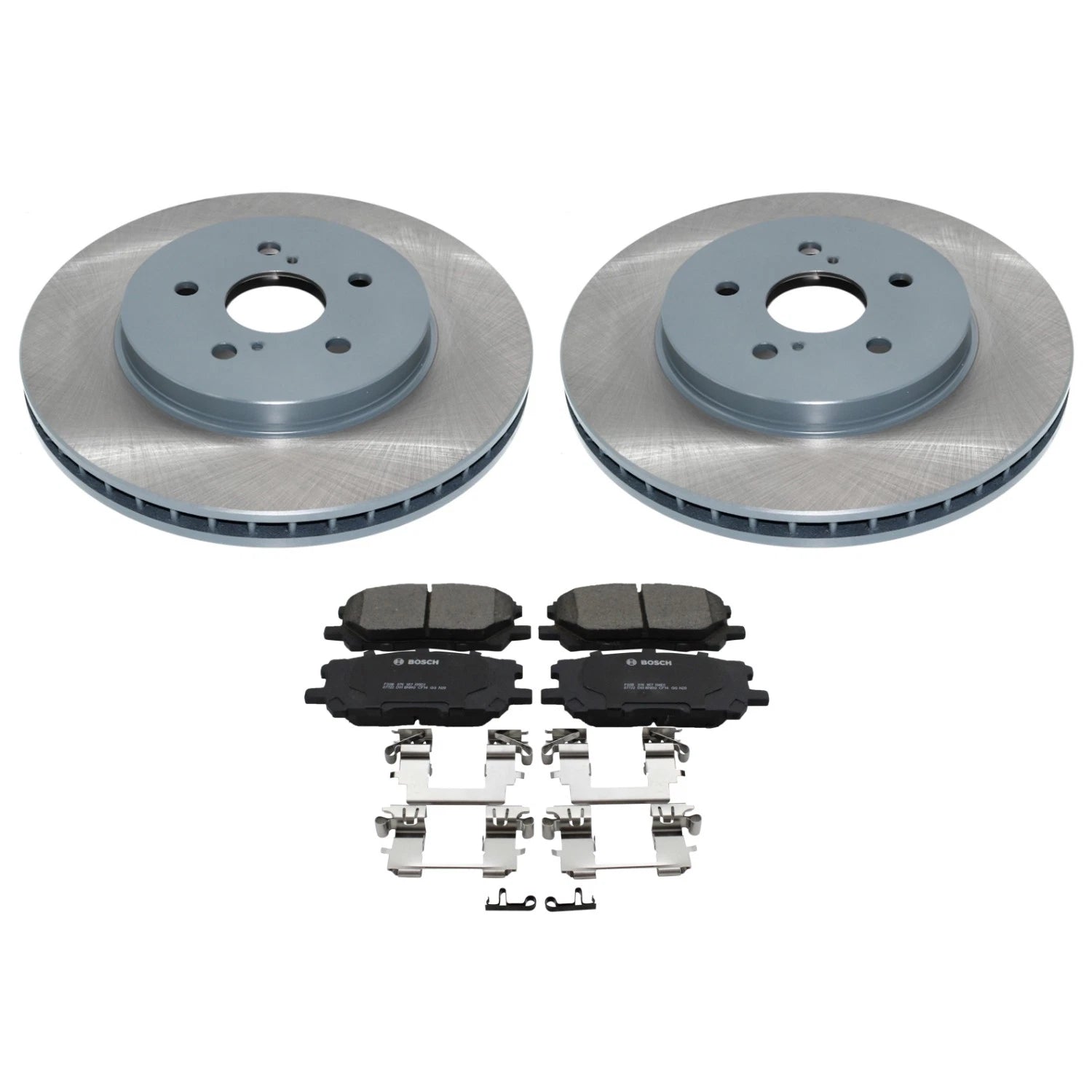 DuraGo Front Rotors & Bosch QuietCast Ceramic Brake Pads Kit for Lexus RX330 (2004–2006)