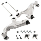 Set of 6 Front Lower Control Arm Sway Bar Links for Volvo S80 (1999–2006)
