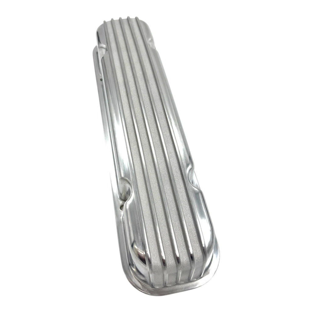 Polished Tall Aluminum Valve Covers w/o Hole for Pontiac 350 389 400 (1967–1970)