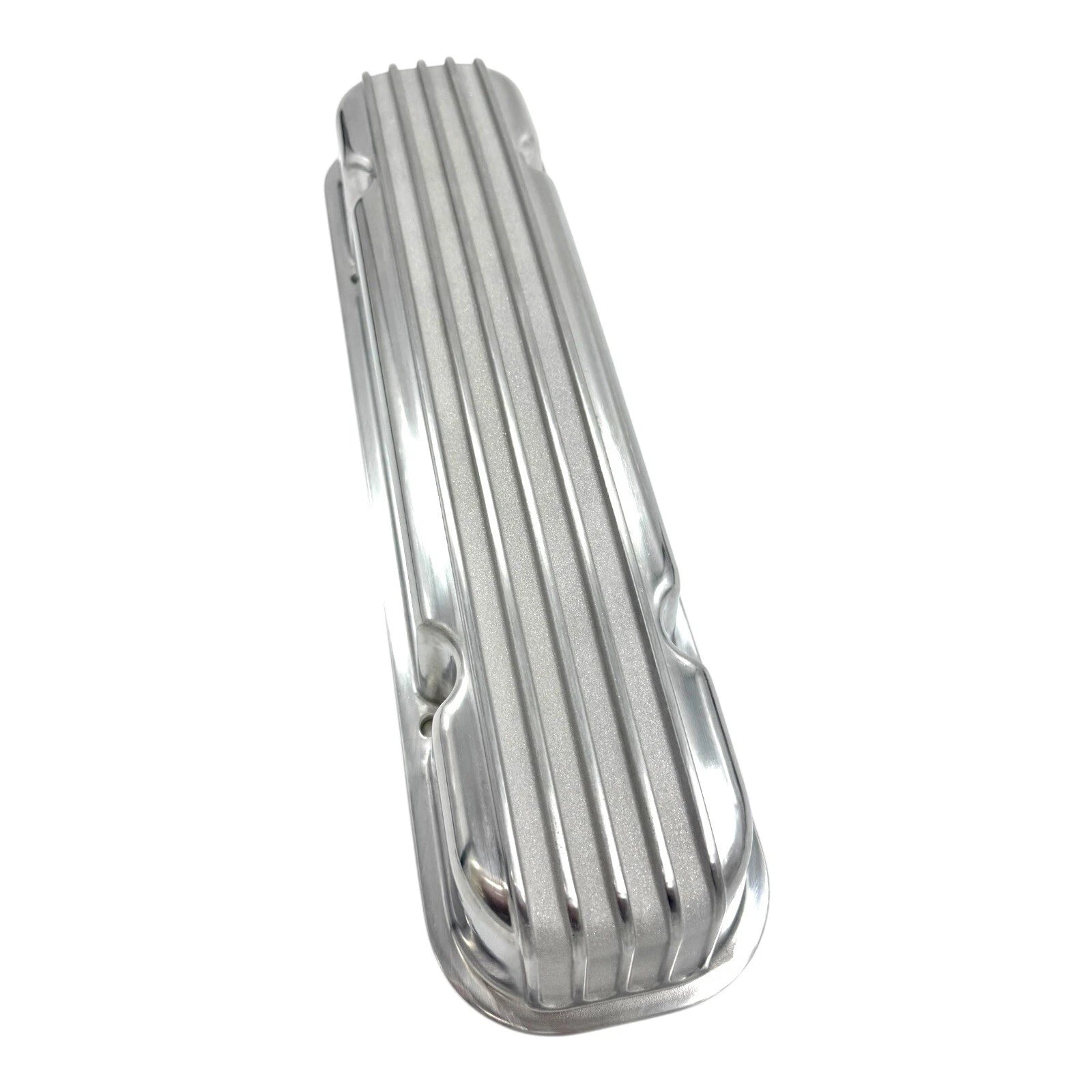 Polished Tall Aluminum Valve Covers w/o Hole for Pontiac 350 389 400 (1967–1970)