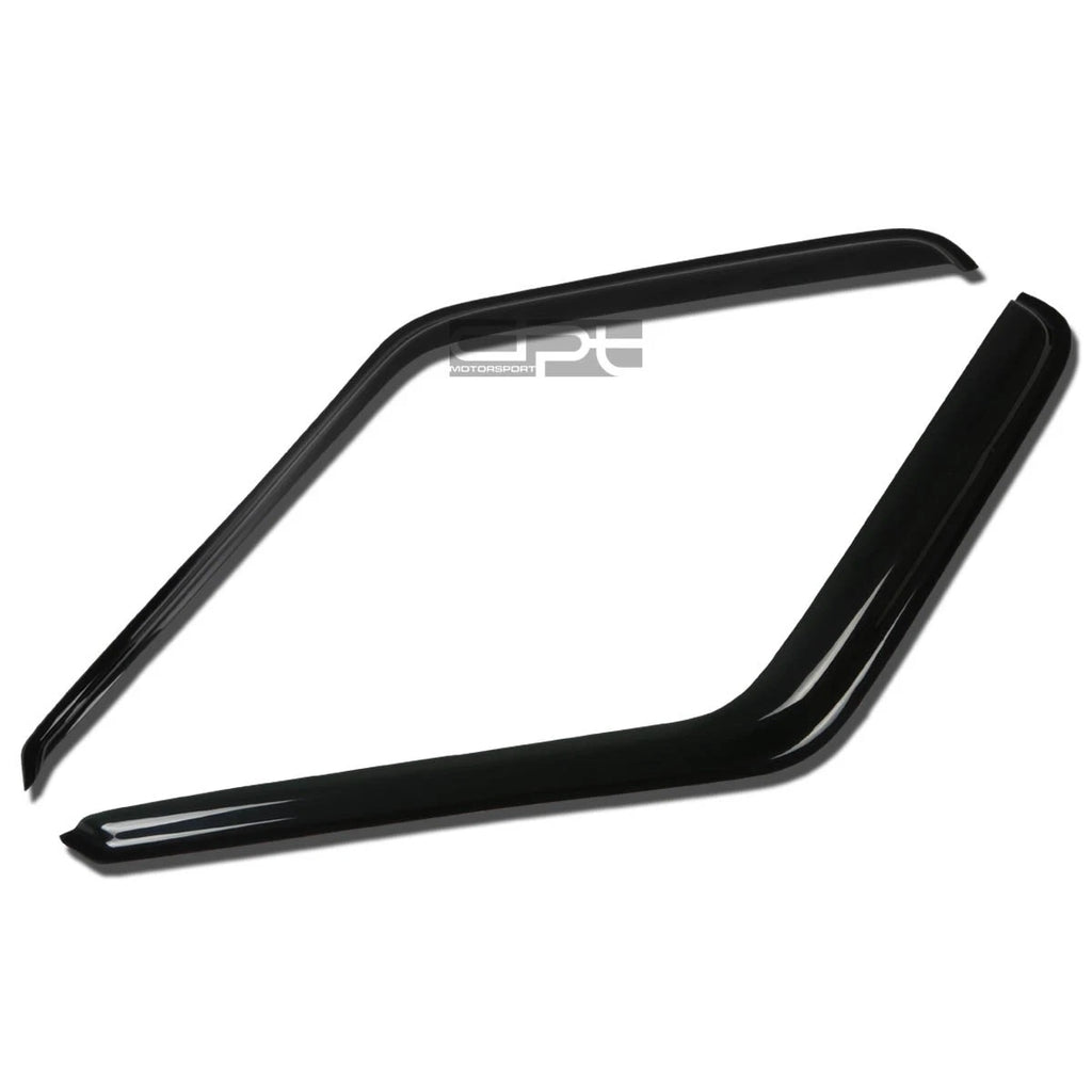 2X Smoke Window Visor for Ford F150-F350/Bronco (1980–1997)
