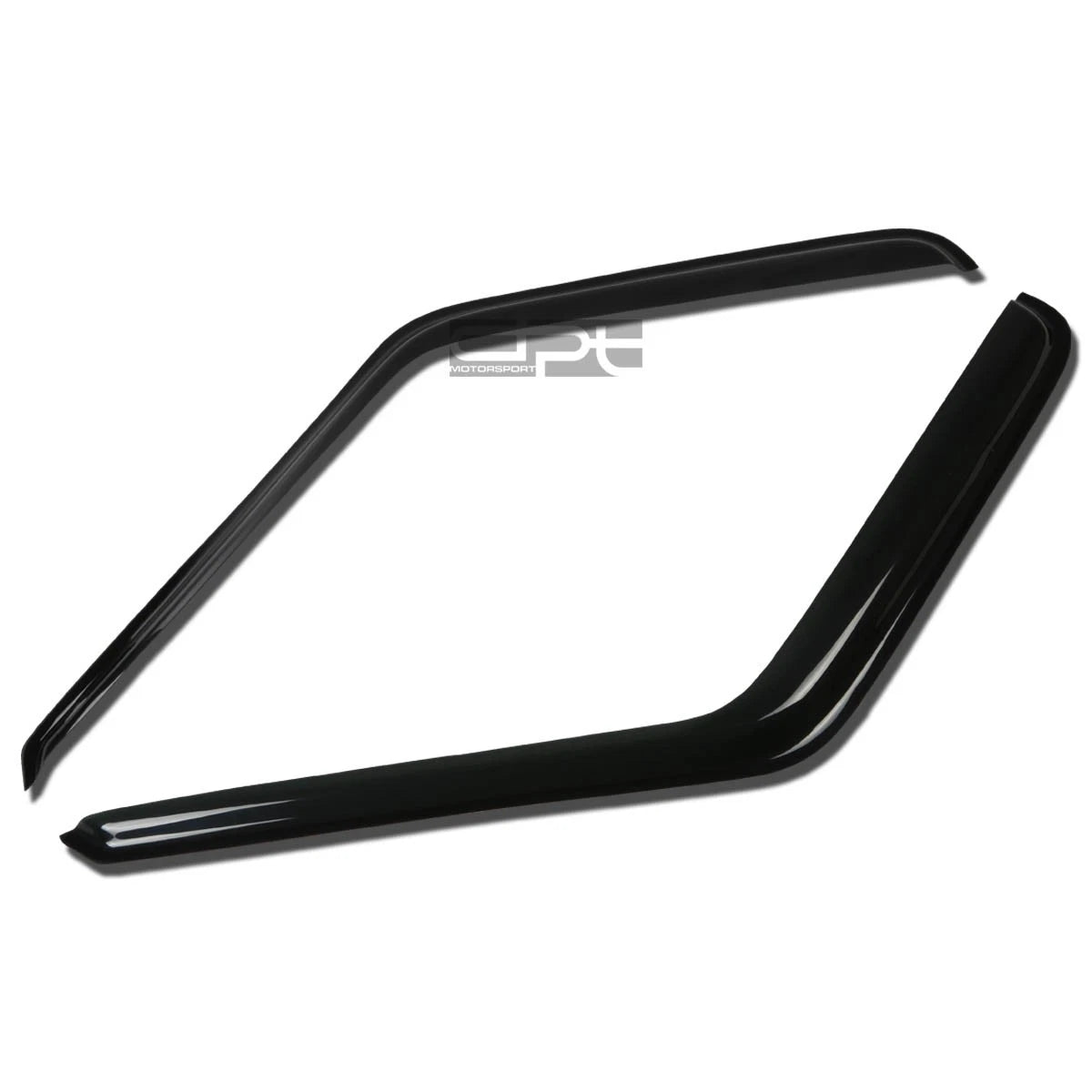 2X Smoke Window Visor for Ford F150-F350/Bronco (1980–1997)