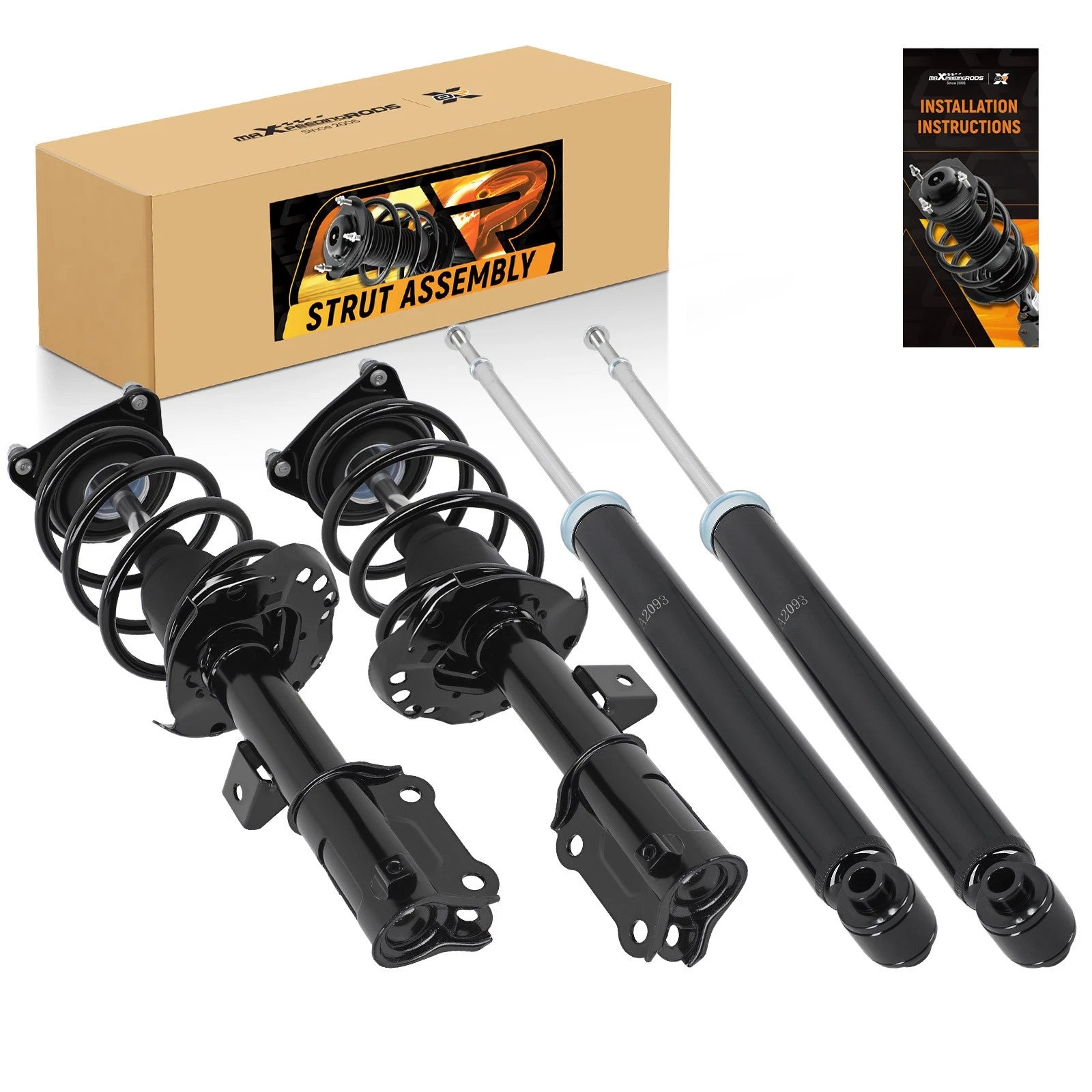 Complete Shocks Struts Coil Spring for Kia Soul (2014–2019) 5541