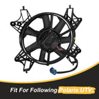 Brushless Fan Assembly 2414657 2413548 for Polaris RZR XP Turbo XP 4 (2017–2021)
