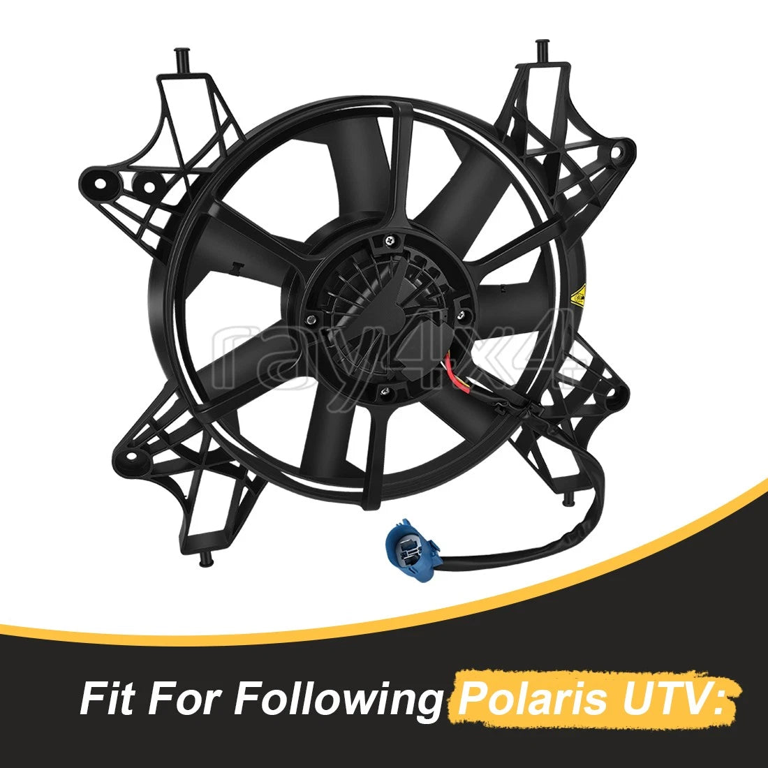 Brushless Fan Assembly 2414657 2413548 for Polaris RZR XP Turbo XP 4 (2017–2021)