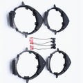 4 x Speaker Mounting Adapter Bracket w/ Wire Harness for Car Truck