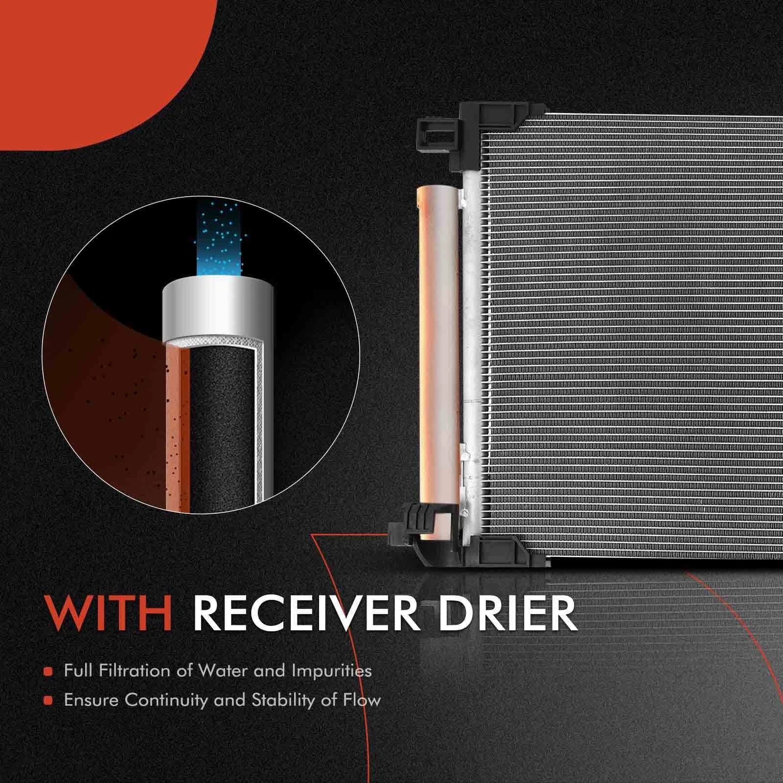 A/C Condenser & Dual Cooling Fan Assembly for Toyota Prius (2010–2015)