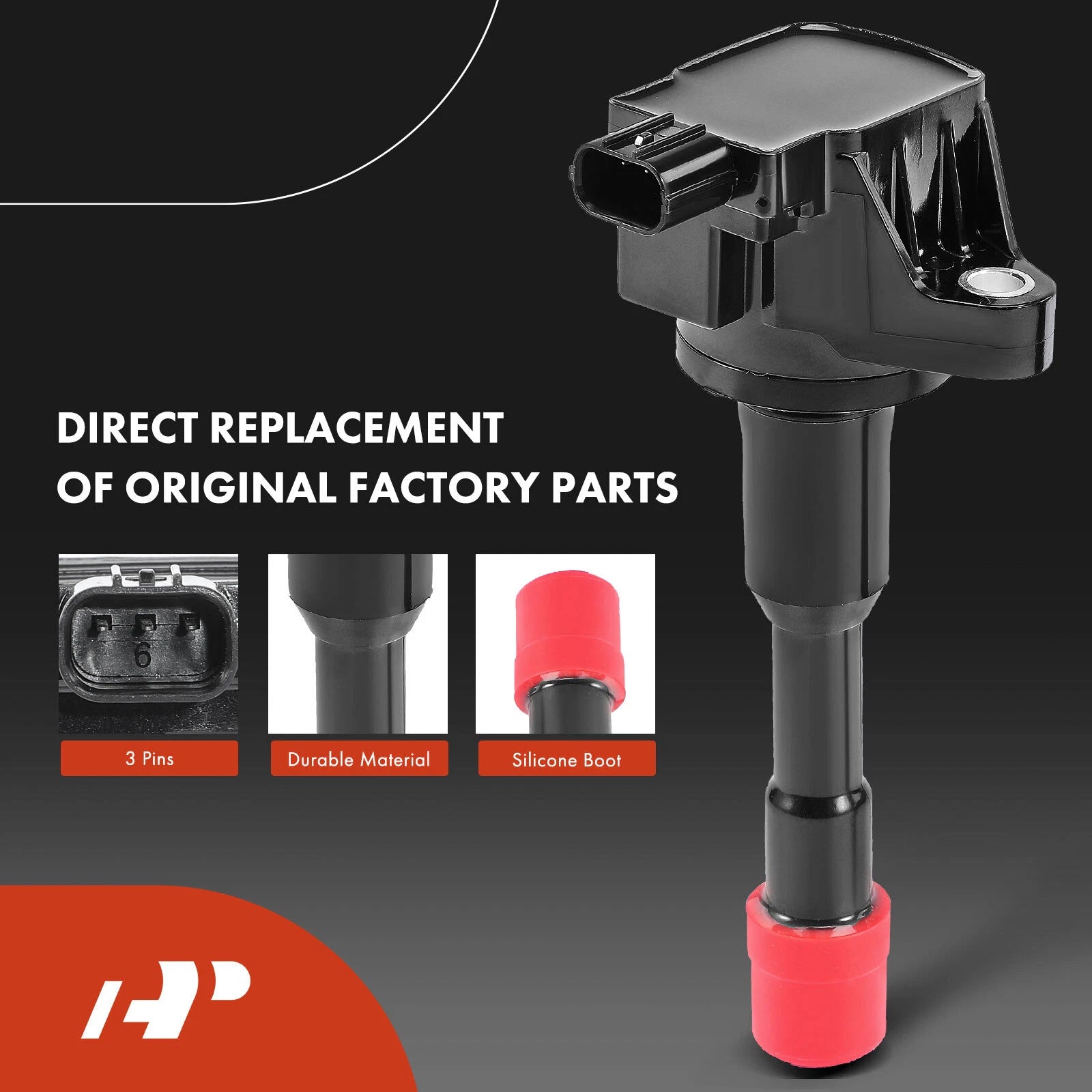 Set of 8 Ignition Coils & Iridium Spark Plugs for Honda Civic