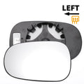 Left Side Heated Convex Mirror Glass for Nissan Micra (2002–2009)