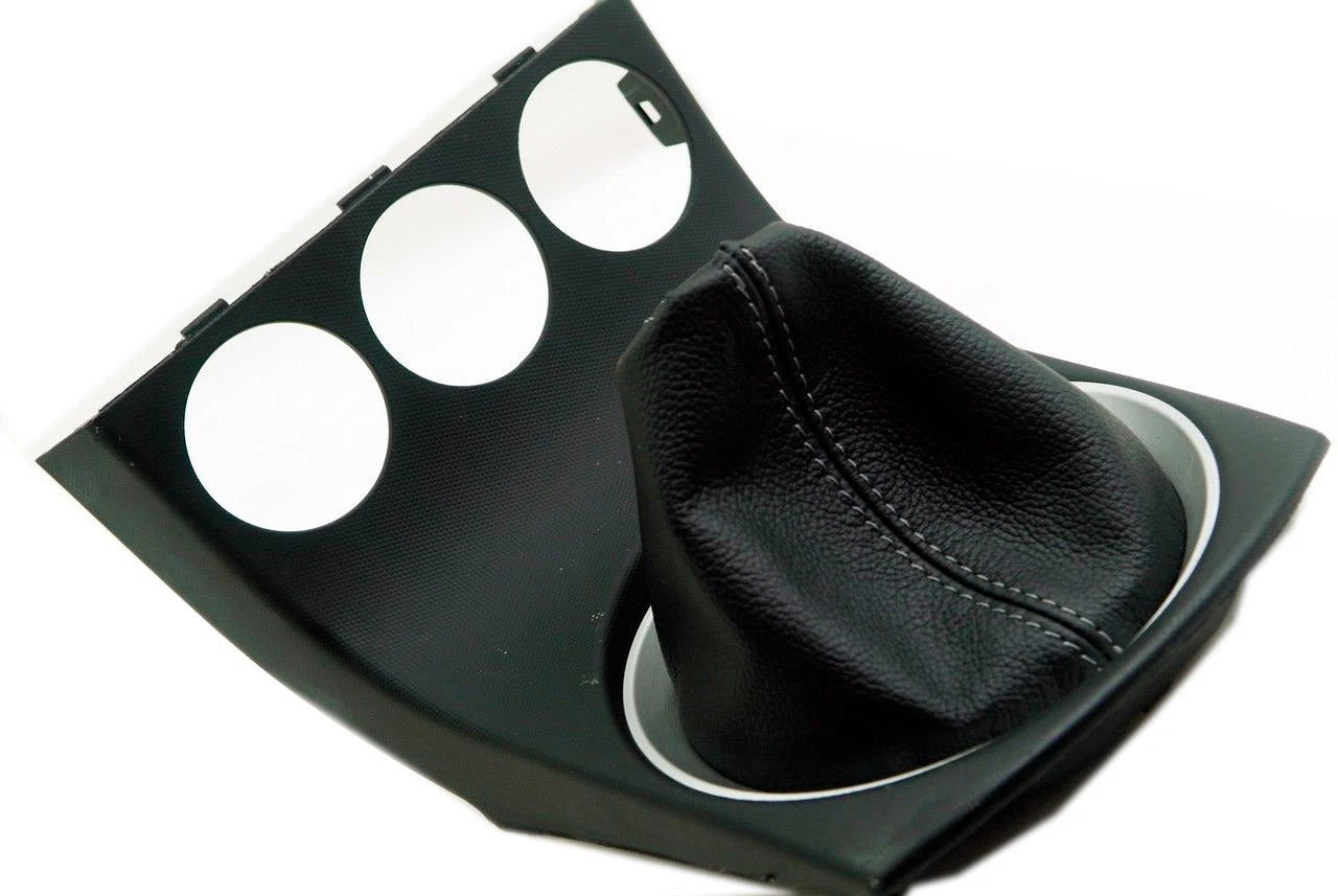 Shift Boot Cover for Nissan 350Z (2003–2008) Gray PVC Leather
