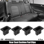 Set of 4 Rear Seat Cushion Pad Clips for Audi A4 (2002–2008)