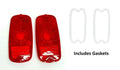 Tail Light Lens Pair with Gaskets for Chevy Fleetside 1960–1966