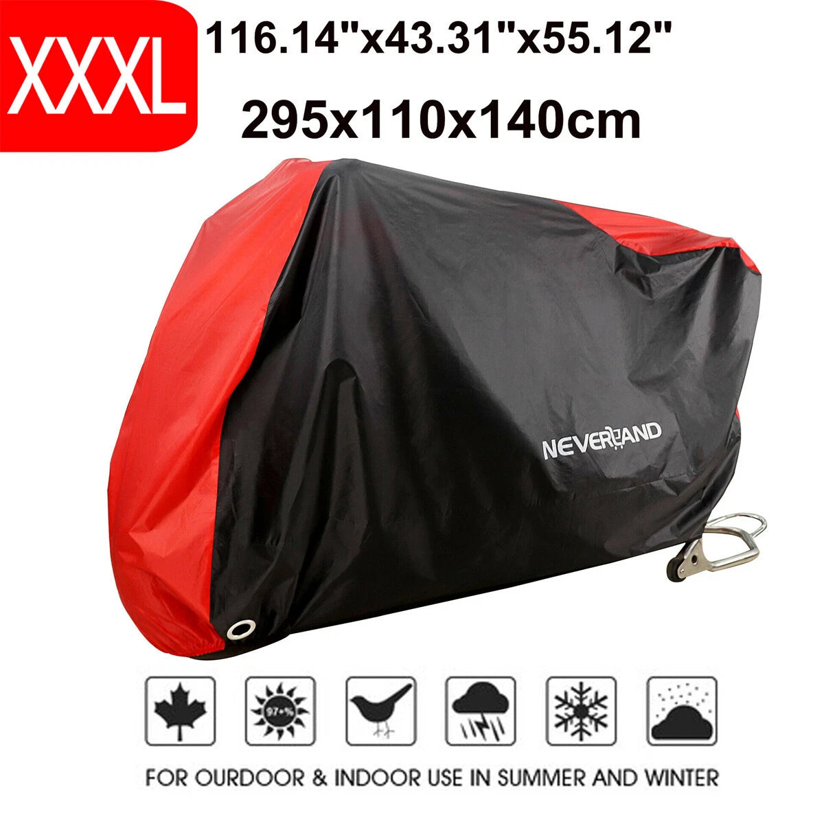 3XL Waterproof Motorcycle Cover for Honda Goldwing GL1800 1500 1200 1100