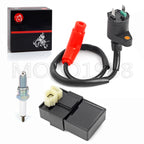 Igniter CDI Box & Ignition Coil Spark Plug for Honda TRX300EX (1993–2006)