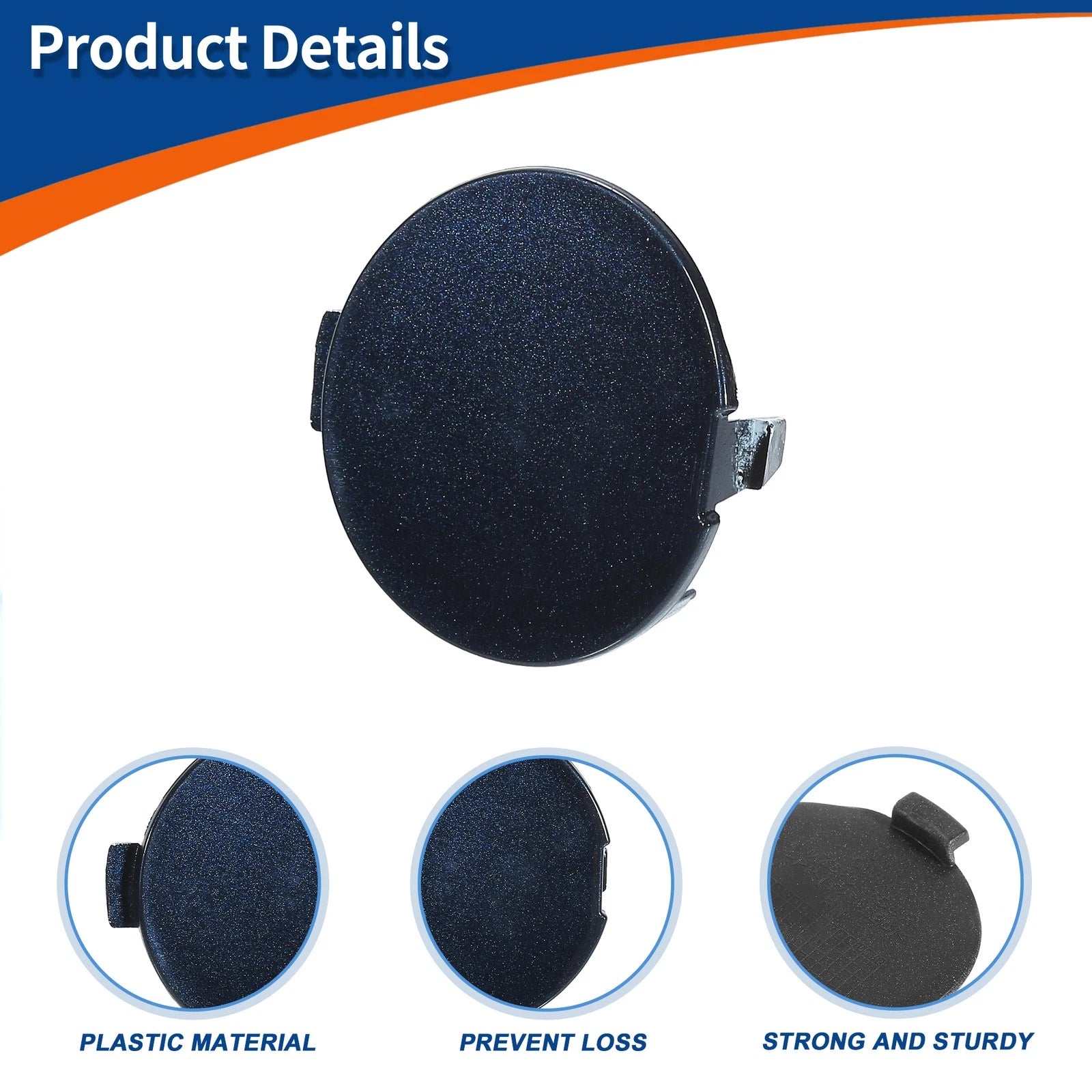 Rear Right Tow Hook Cover for Mazda 6 Atenza (2018–2021) Deep Crystal Blue