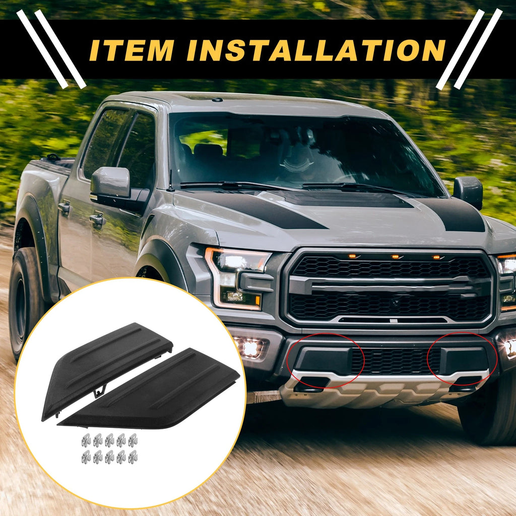 Front Bumper Guards Insert Pads for Ford F-150 (2021–2023) 1 Pair