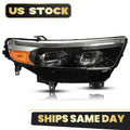 Full LED Headlight w/LED DRL for Ford Explorer (2020–2024) Right Passenger Chrome