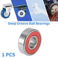 1 Pc 6000LLU Deep Groove Ball Bearing for Scooter Skateboard Wheel (N/A)