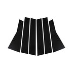 Pillar Post Set Door Trim Glossy Black Cover for Honda CR-V (2017-2022)