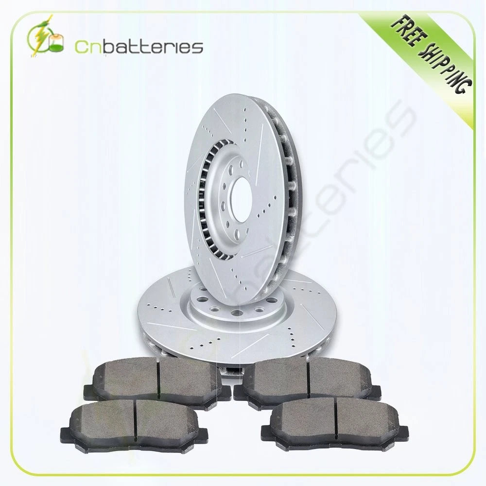 Front Brake Rotors & Ceramic Pads for Dodge Dart (2013–2016)