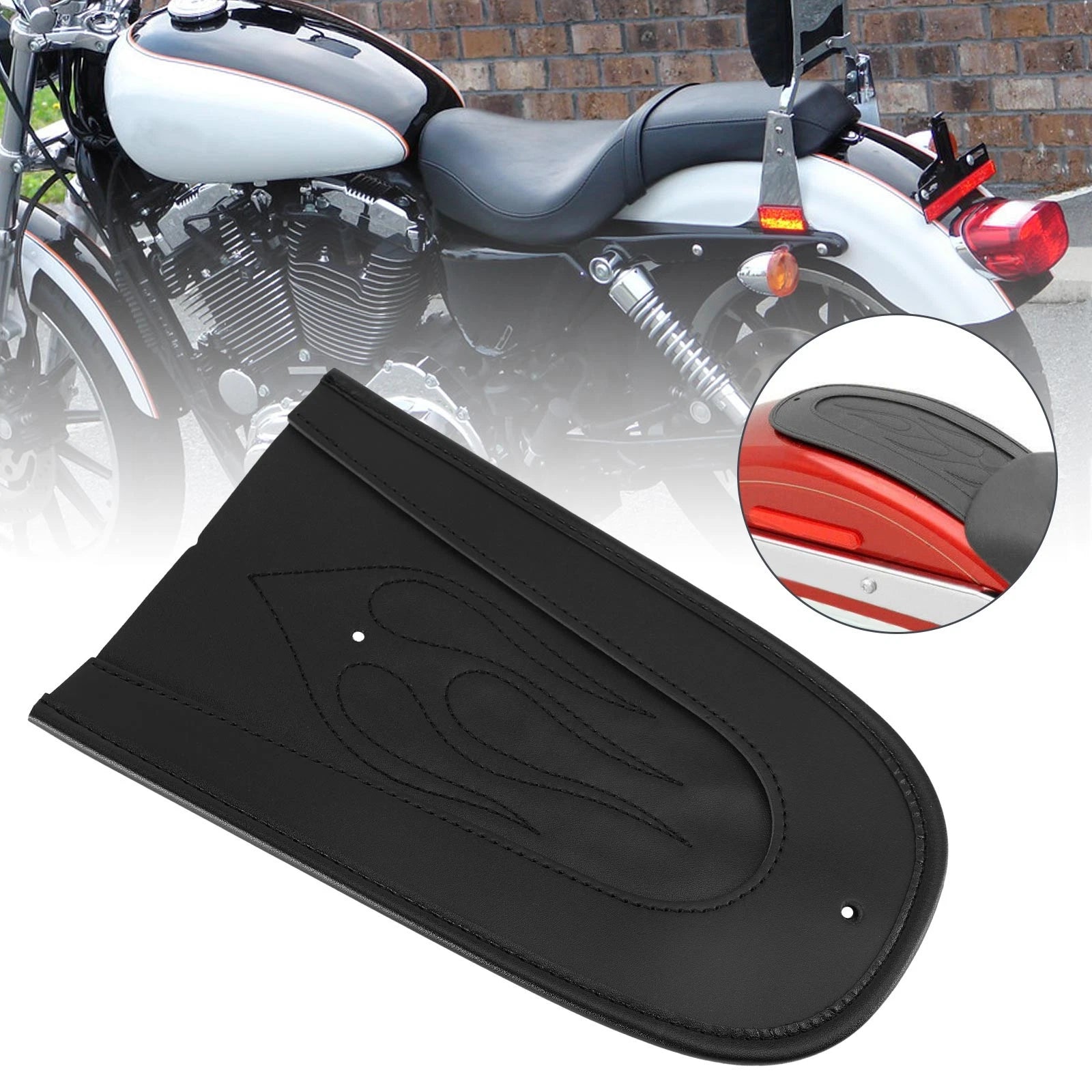 Solo Seat Rear Fender Bib for Harley Sportster 1200 883 (2004–2023)