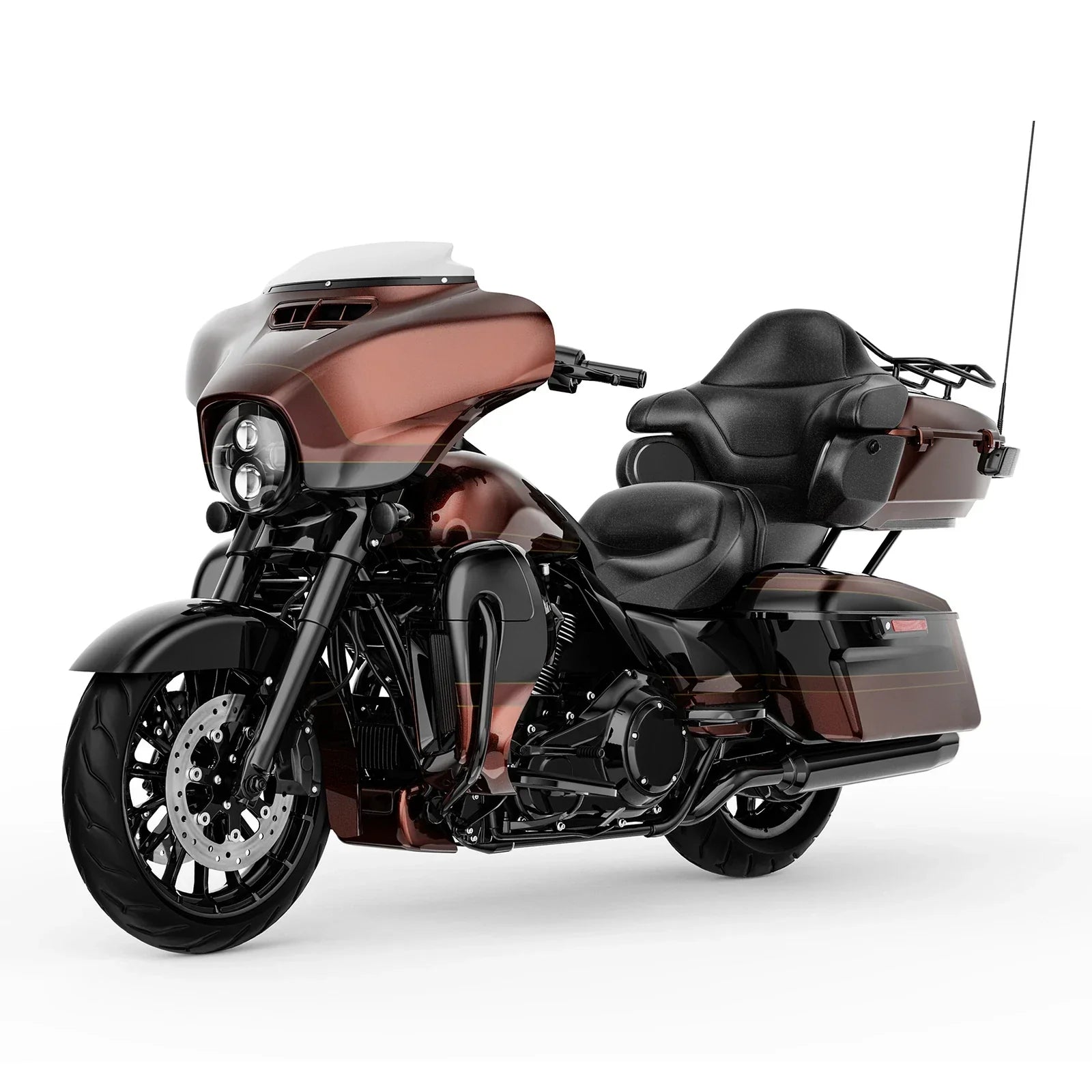 Outer Fairing Skirt for Harley CVO 2019 Auburn Sunglo Black Hole Rich Bourbon