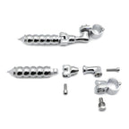 Chrome 3" Stem Footpeg for Harley SuperLow 1200 (2011–2020)