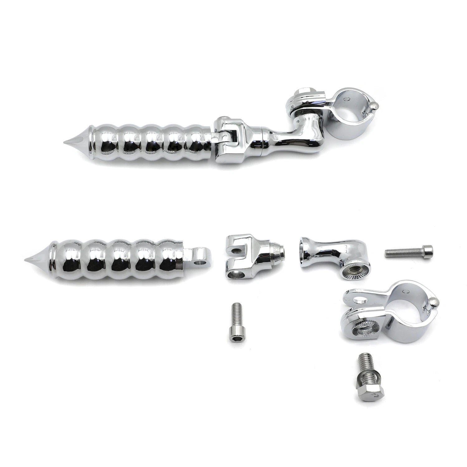 Chrome 3" Stem Footpeg for Harley SuperLow 1200 (2011–2020)