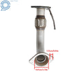 Front Side Flex Exhaust Pipe for Honda Accord (2003–2007) 2.4L L4